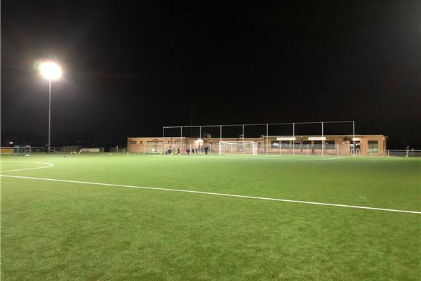 Aménagement terrain de football KVV Dilsen-Stokkem - Sportinfrabouw NV